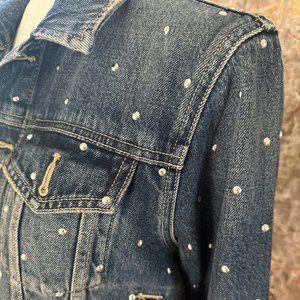 Current Elliot Studded Jean Jacket